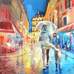 Sous la pluie